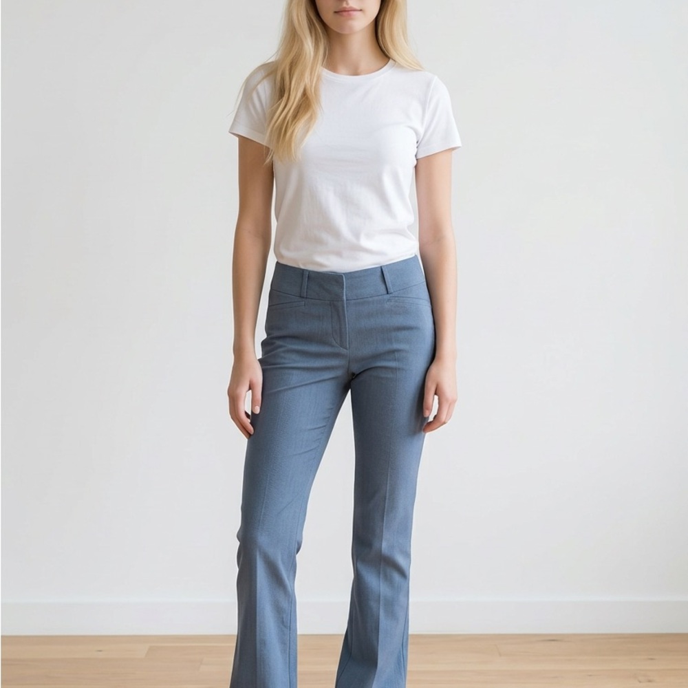 Vintage The Limited Blue Straight Leg Dress Pants
